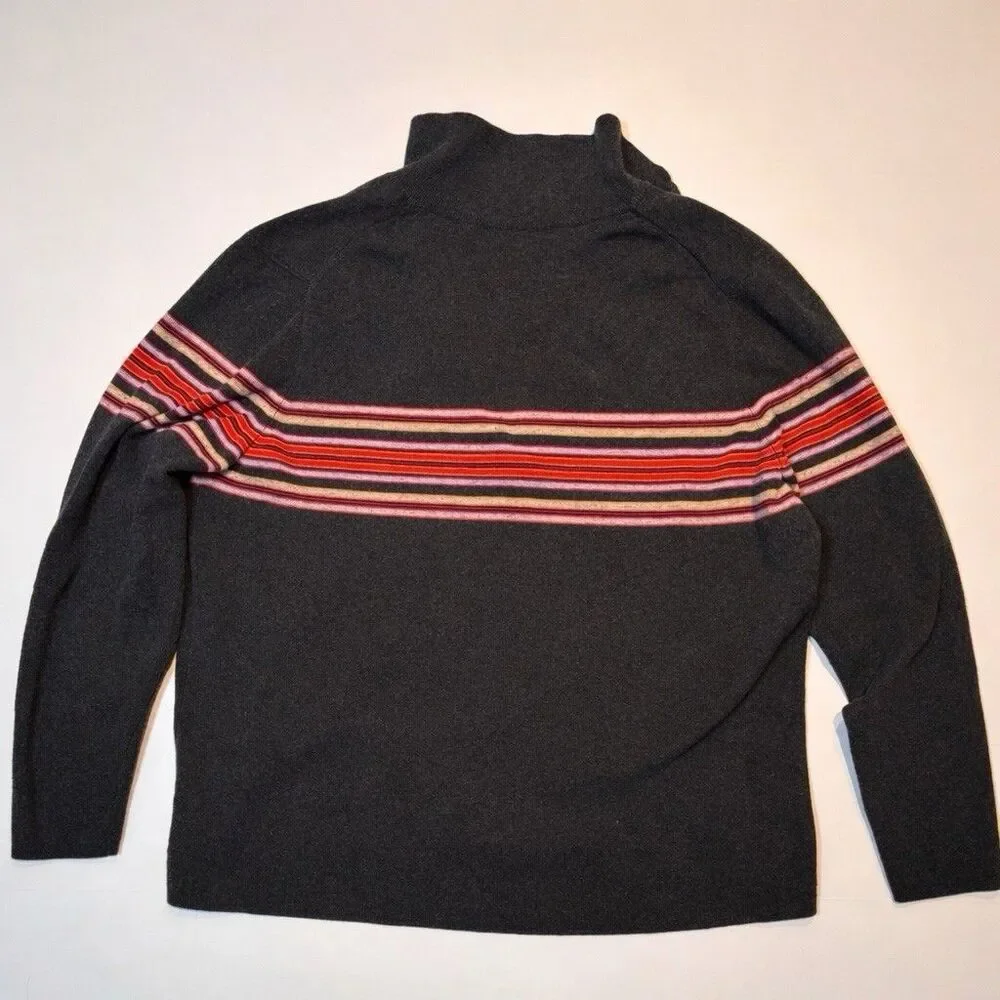 EDDIE BAUER Men's Size XXL Half‎ Zip Stretch Sweater Vintage 80's